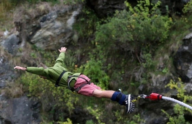 Ganga Bungee Jumping at Devprayag 