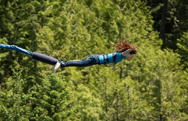 Ganga Bungee Jumping at Devprayag 